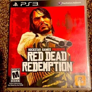 PlayStation 3 Red Dead Redemption PS3 Game Rated M Rockstar Games